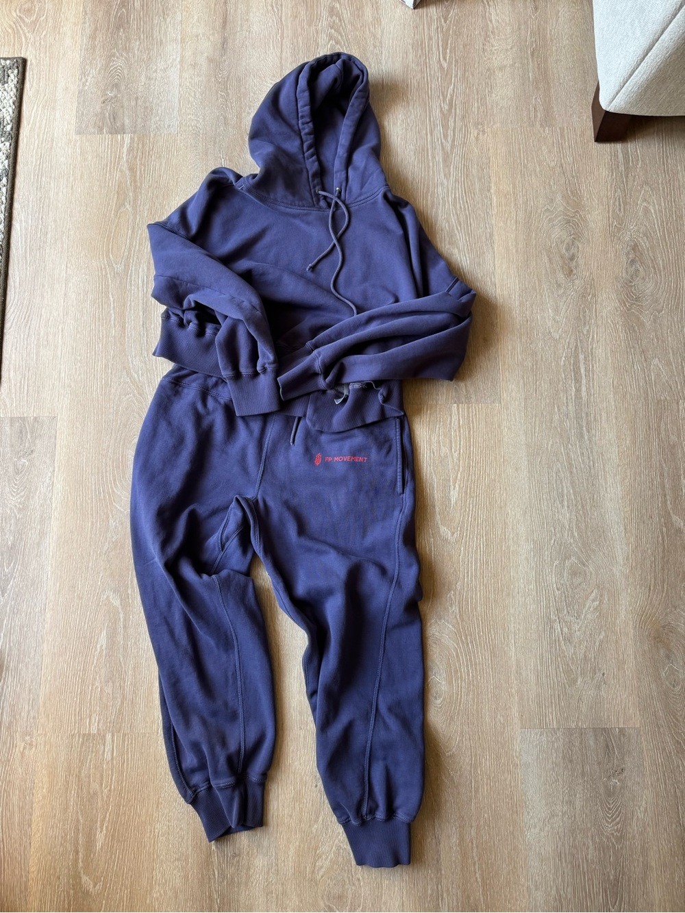 FP Movement purple Hooded Sweatshirt and Joggers Set - Relaxed Lounge Set